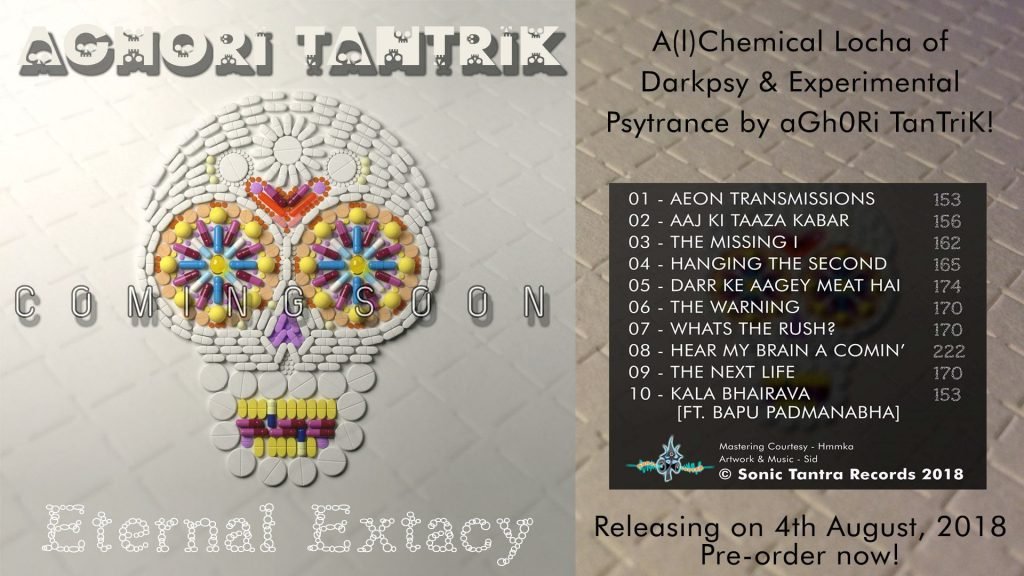preorder dark psytrance album by aghori tantrik on sonic tantra