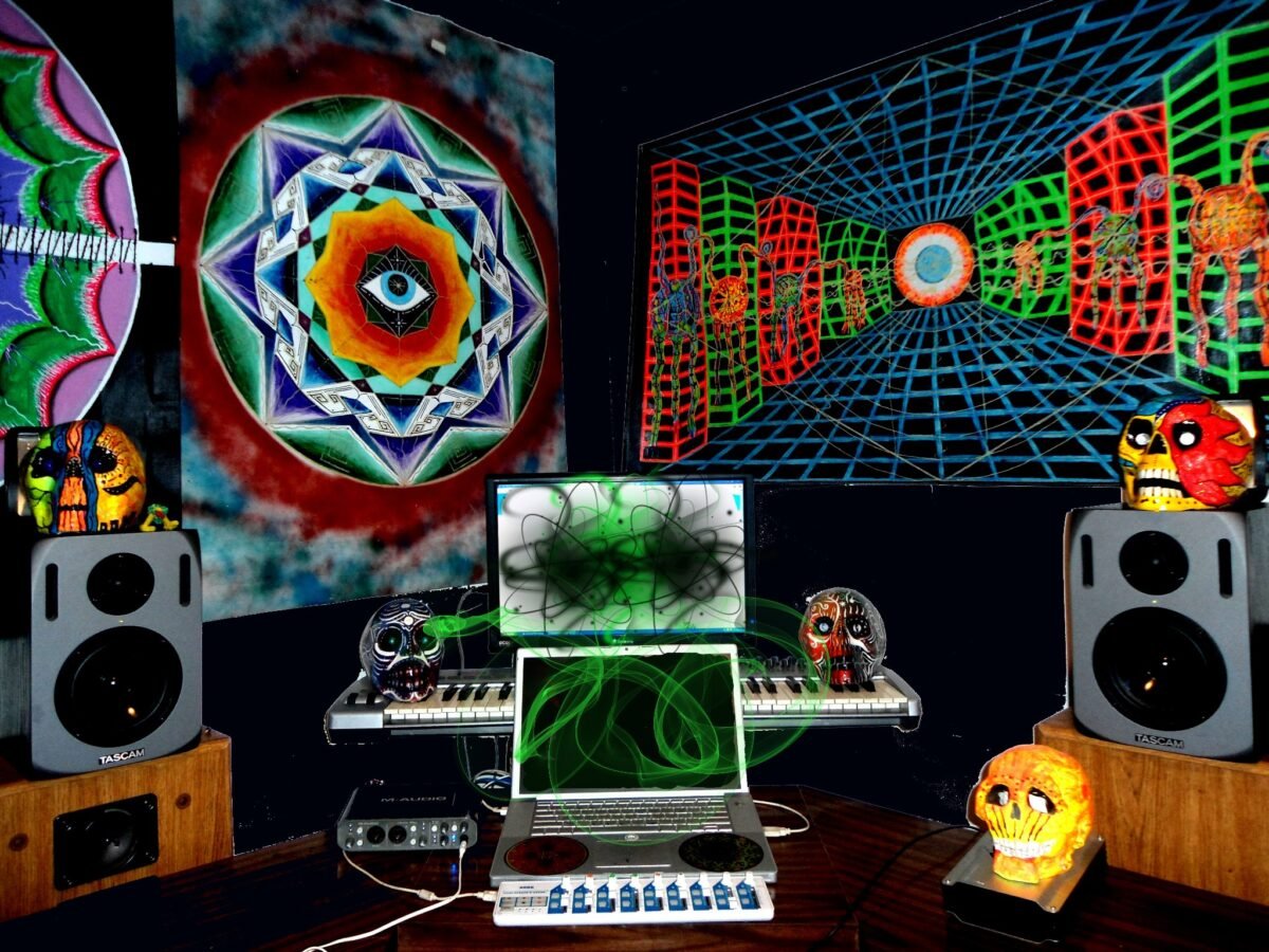 Brains & Bones - C.R.A.N.E.O.S (2012) psychedelic trance sonic tantra artist from mexico