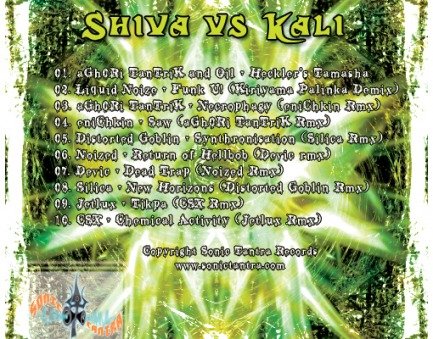 Shiva vs Kali Tracklist