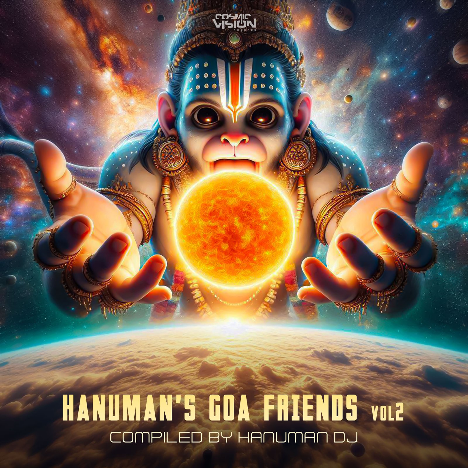 Hanuman's Goa Friends Vol. 2 (2025, Cosmic Vision) Hanuman's Goa Friends Volume 2 - Album Artwork Cover
