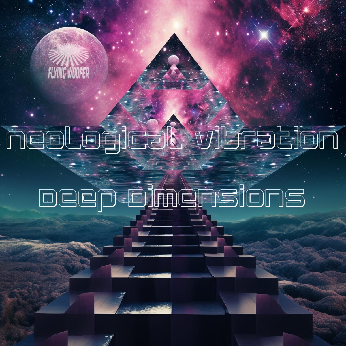 Latest aGh0Ri TanTriK; New Free Compilations on SonicTantra.com; Featured Albums & More! neological vibration - deep dimensions 2025 artwork psychedelic techno